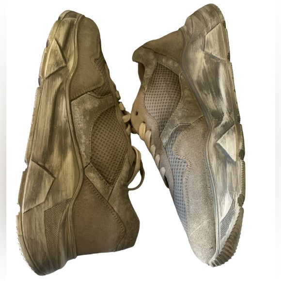 FREE PEOPLE Let's Wander Washed Sneakers / White New size 39 - Picture 3 of 8